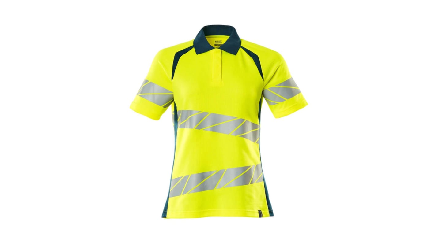 Mascot Workwear 19093-771 Yellow Women Hi Vis Polo Shirt, XXL