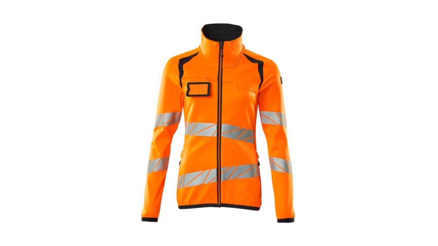 Mascot Workwear Unisex Warn-Fleece-Jacke Orange/Marine, Größe 4XL