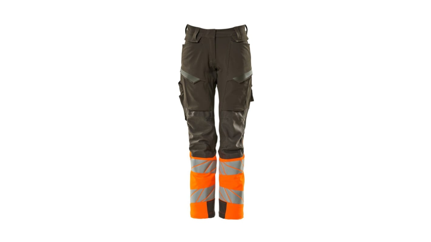 Mascot Workwear 19178-511 Anthracite Lightweight, Water Repellent Hi Vis Trousers, 82cm Waist Size