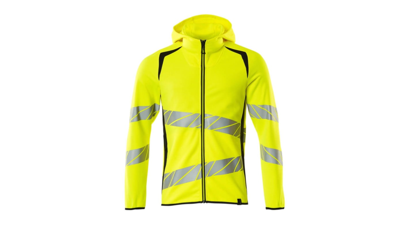 Mascot Workwear Yellow/Navy Unisex Hi Vis Hoodie, XXXXL