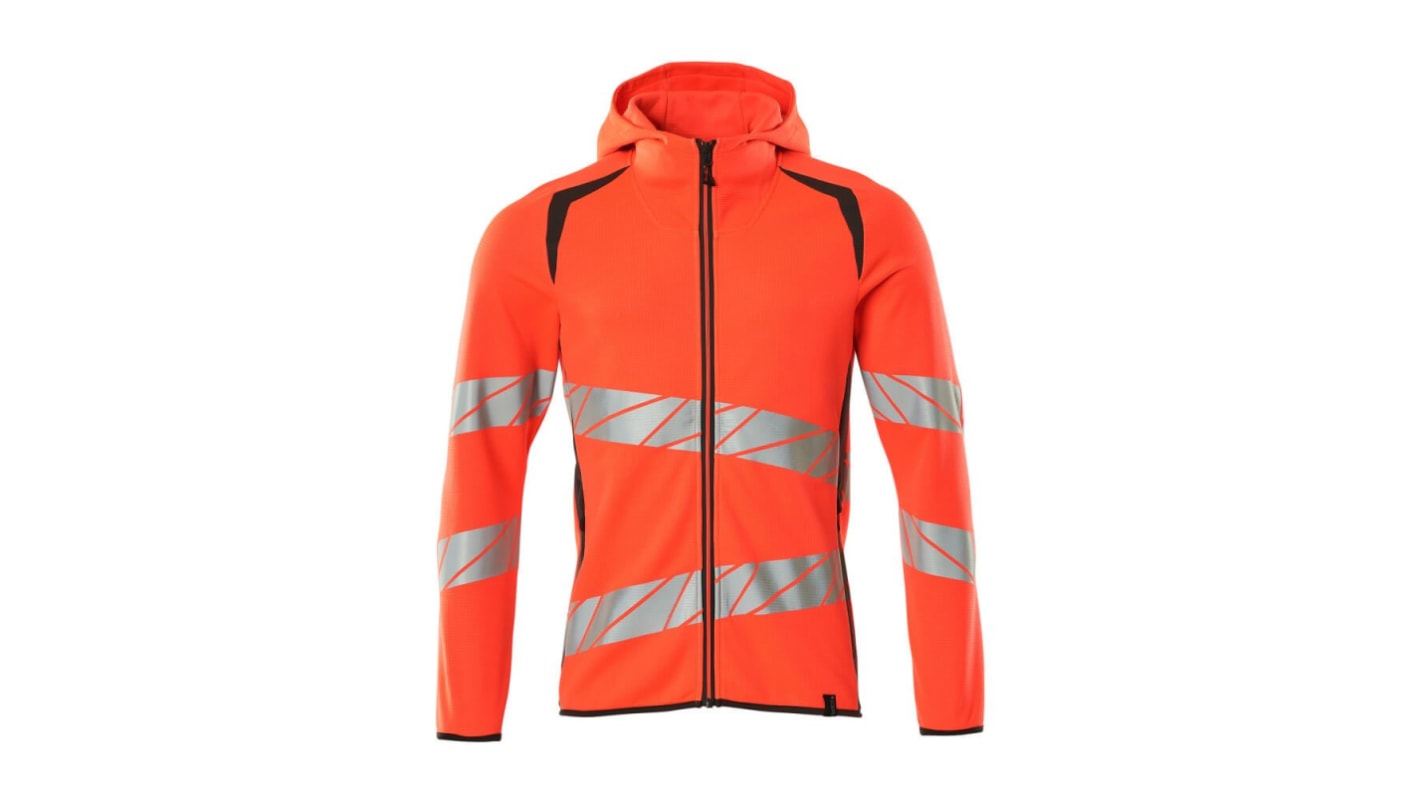 Sudadera con capucha de alta visibilidad Mascot Workwear de color Rojo, talla S