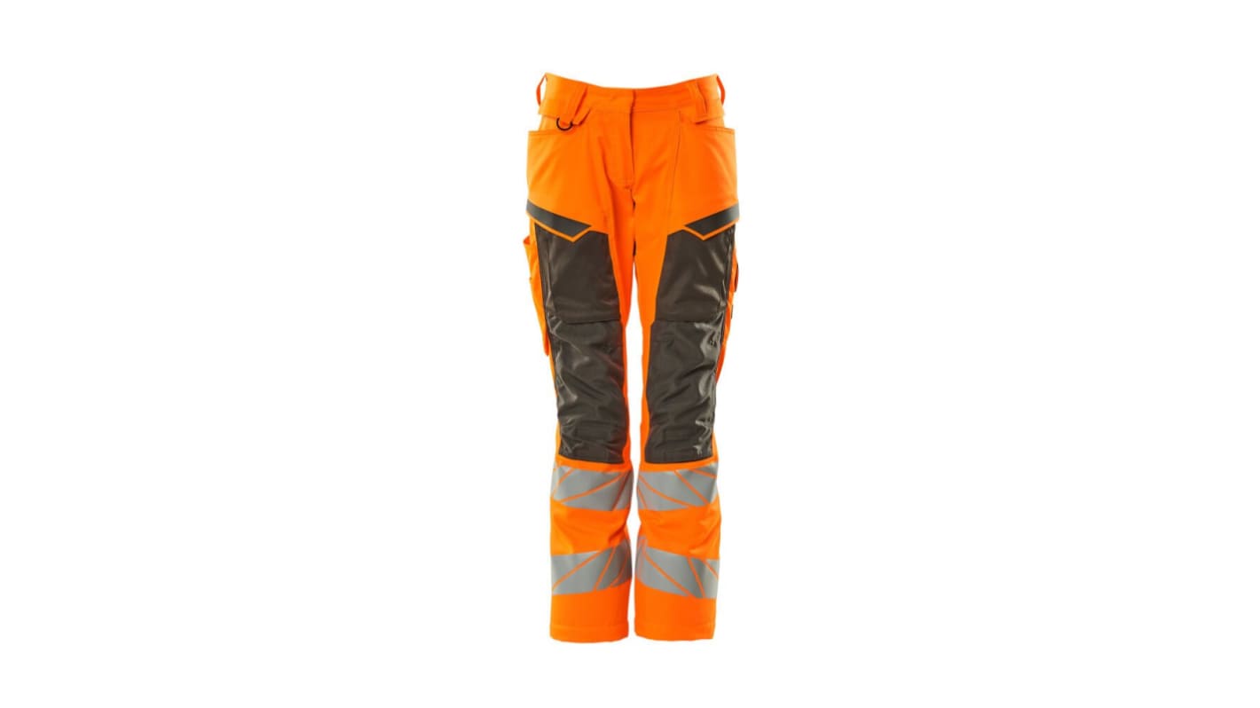 Pantalones de alta visibilidad Mascot Workwear Unisex, talla 128cm, de color Naranja, Ligero