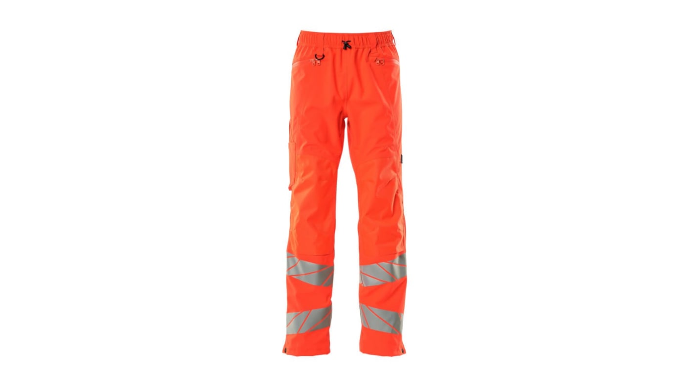 Pantalones de alta visibilidad Mascot Workwear Unisex, talla 103cm, de color Rojo