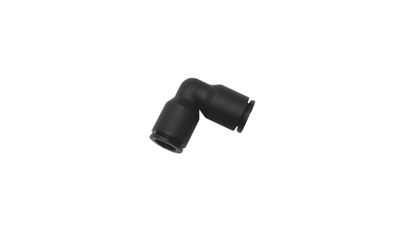 Legris LF 3000 Series Elbow Threaded Adaptor, 4 mm to Push In 6 mm, Tube-to-Tube Connection Style, 3102 04 06