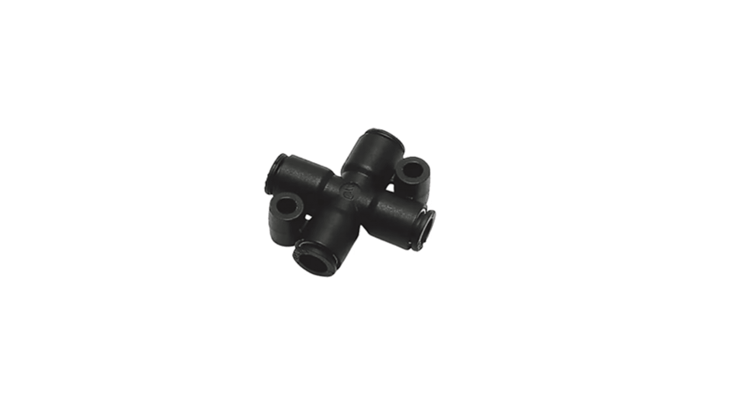 Legris LF 3000 Series Tube-to-Tube Adaptor, 8 mm to Push In 8 mm, Tube-to-Tube Connection Style, 3107 08 00