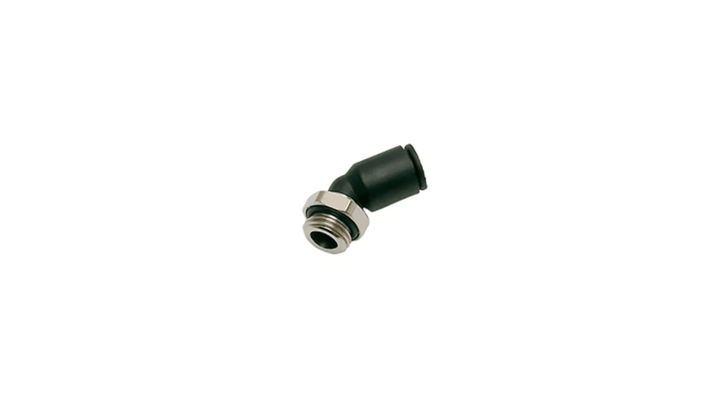 Legris LF 3000 Series Elbow Threaded Adaptor, 4 mm to G 1/8 Male, Threaded Connection Style, 3133 04 10