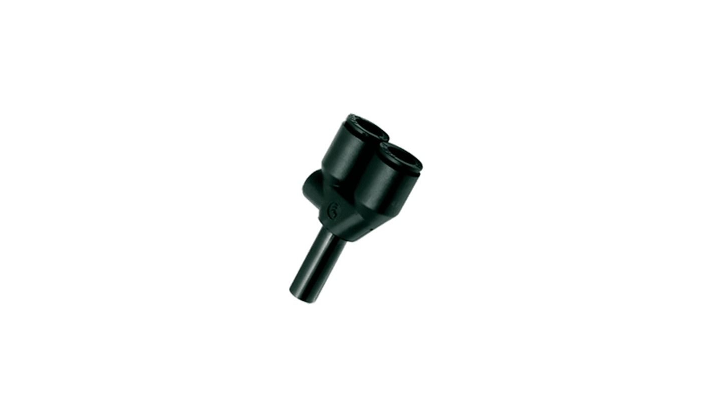 Legris LF 3000 Series Tube-to-Tube Adaptor, 6 mm to Push In 8 mm, Tube-to-Tube Connection Style, 3142 06 08