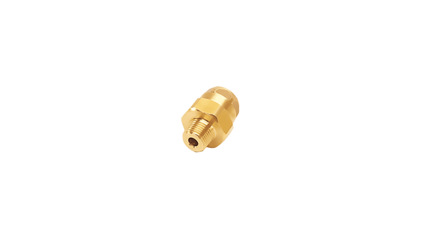 Legris Brass Pipe Fitting, Straight Push Fit Compression Olive, Male Metric M6x1mm M6mm 4mm