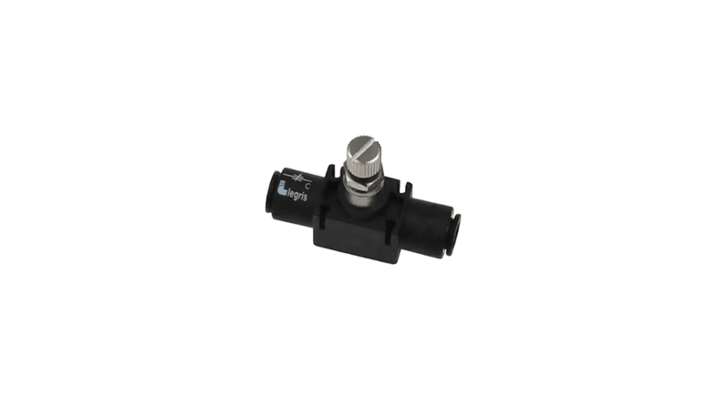 Legris 7772 Series Flow Regulator x 6mm Tube Outlet Port, 7772 06 00