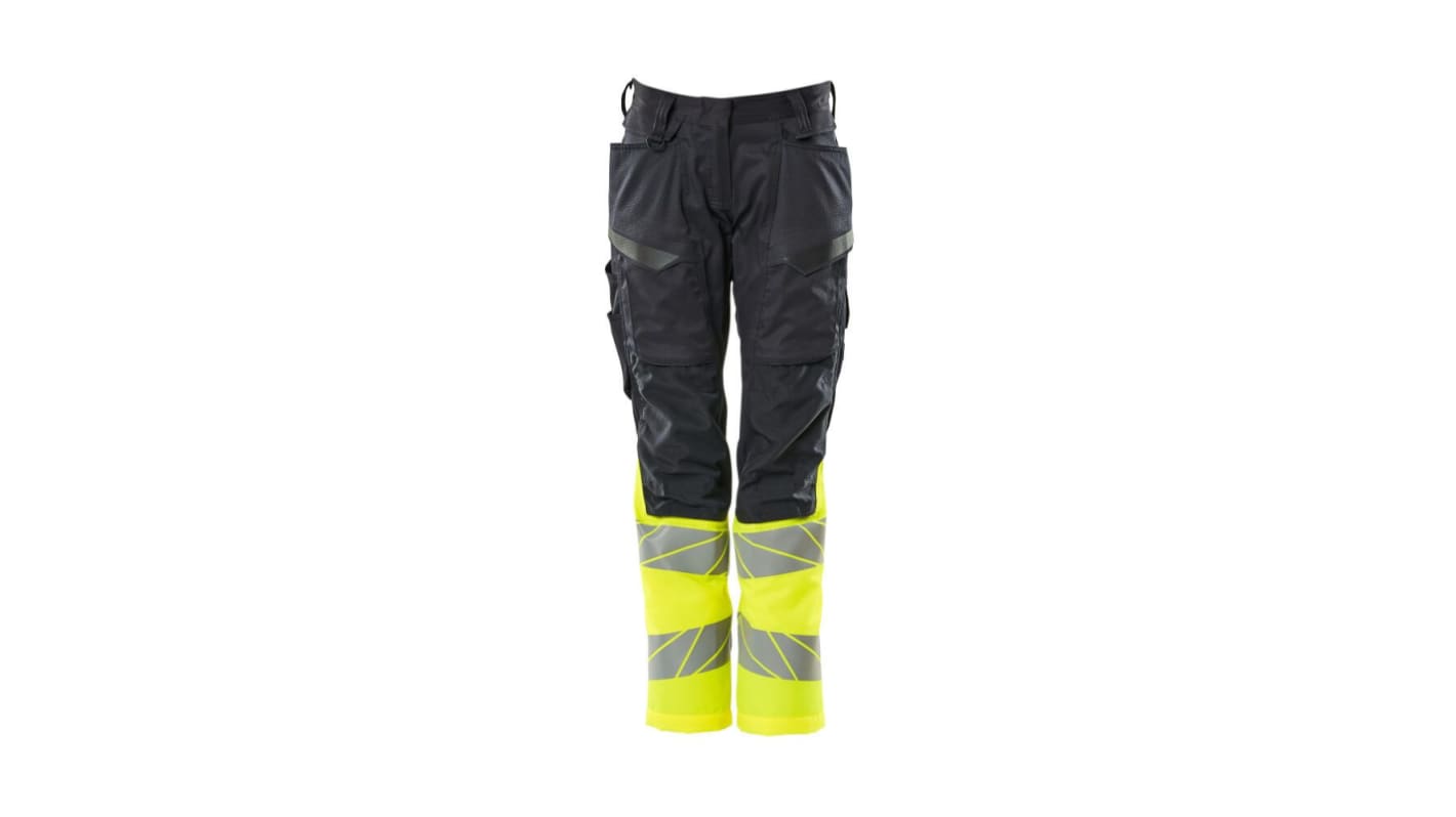 Mascot Workwear 19678-236 Dark Navy Lightweight Hi Vis Trousers, 78cm Waist Size