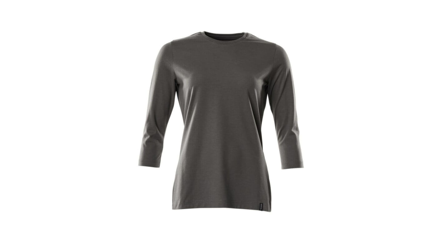 Mascot Workwear Anthracite 40% Polyester, 60% Cotton Long Sleeve T-Shirt, UK- XS