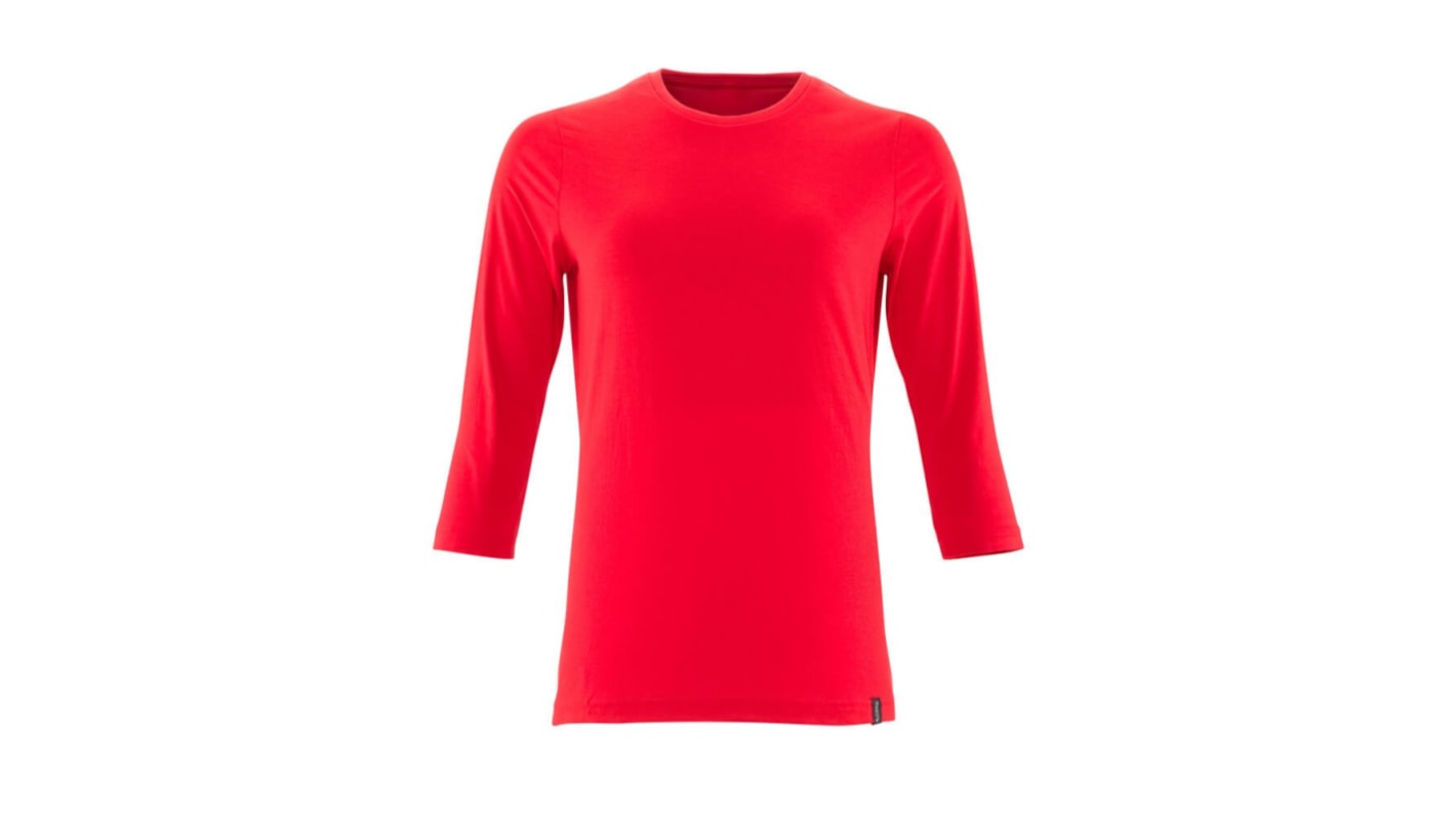 Mascot Workwear Red 40% Polyester, 60% Cotton Long Sleeve T-Shirt, UK- XXL, EUR- XXL