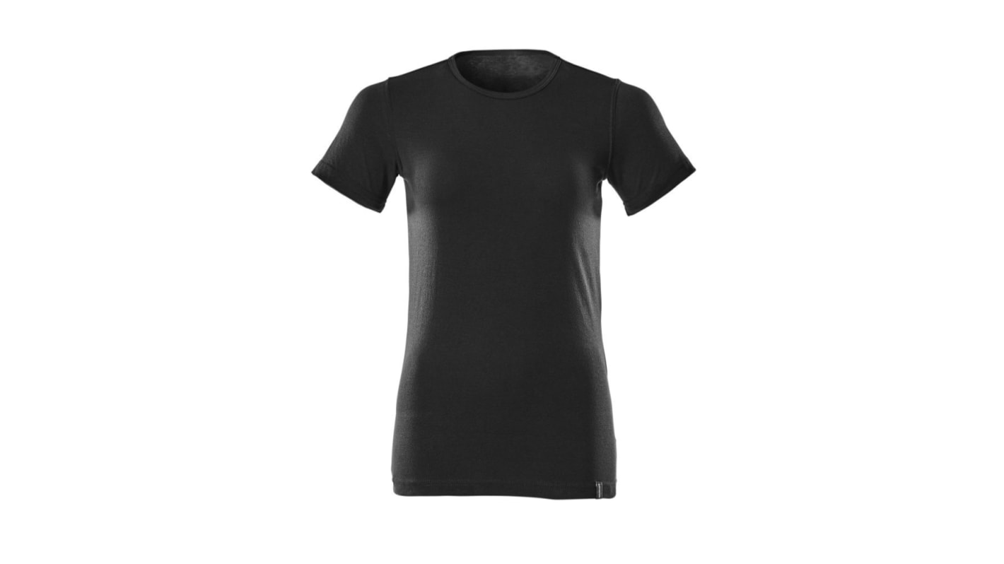Mascot Workwear Deep Black 40% Recycled Polyester, 60% Organic Cotton Short Sleeve T-Shirt, UK- M