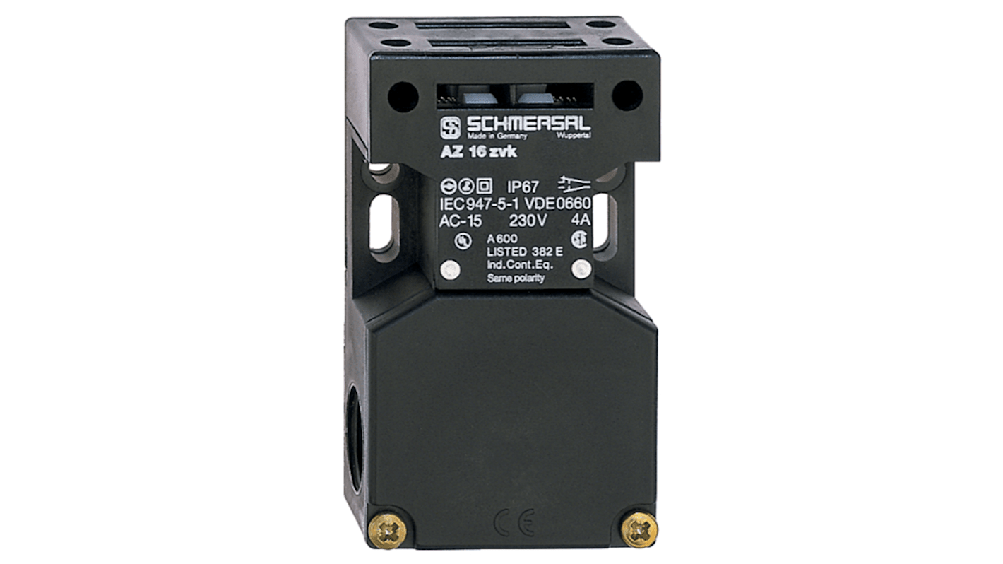 AZ 16 ZVRK-M16-2254 | Schmersal AZ 16 Safety Interlock Switch, 1NC/1NO ...