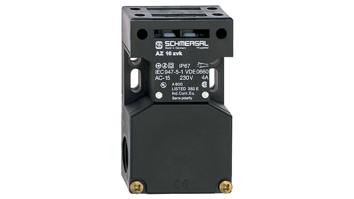 Schmersal AZ 16 Safety Interlock Switch, 2NC/1NO, Keyed , Glass Fibre Reinforced Thermoplastic