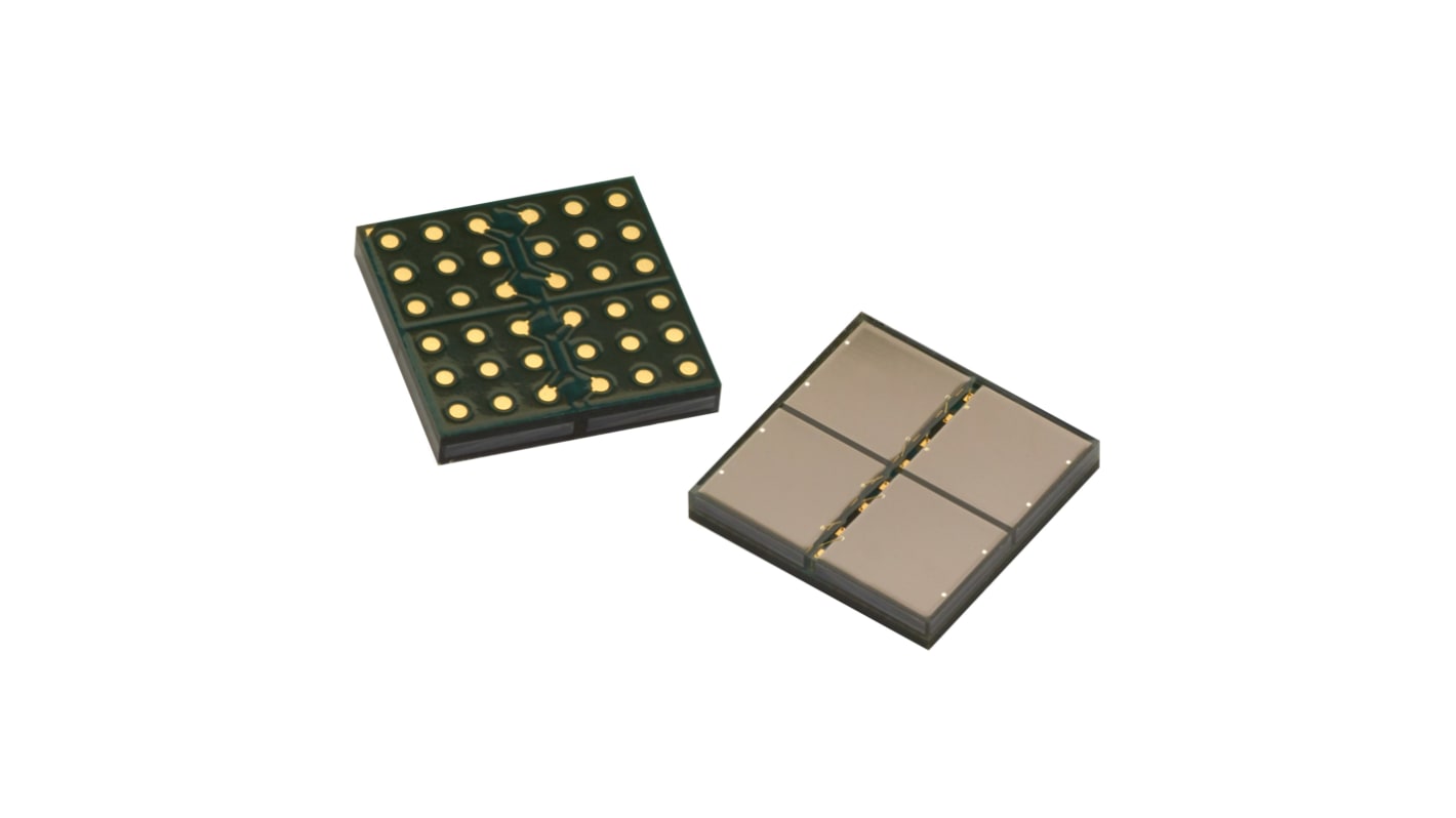 Broadcom, AFBR-S4N44P044M Visible Light 4-Element Photomultiplier, 420nm, Surface Mount 2 x 2 mm package