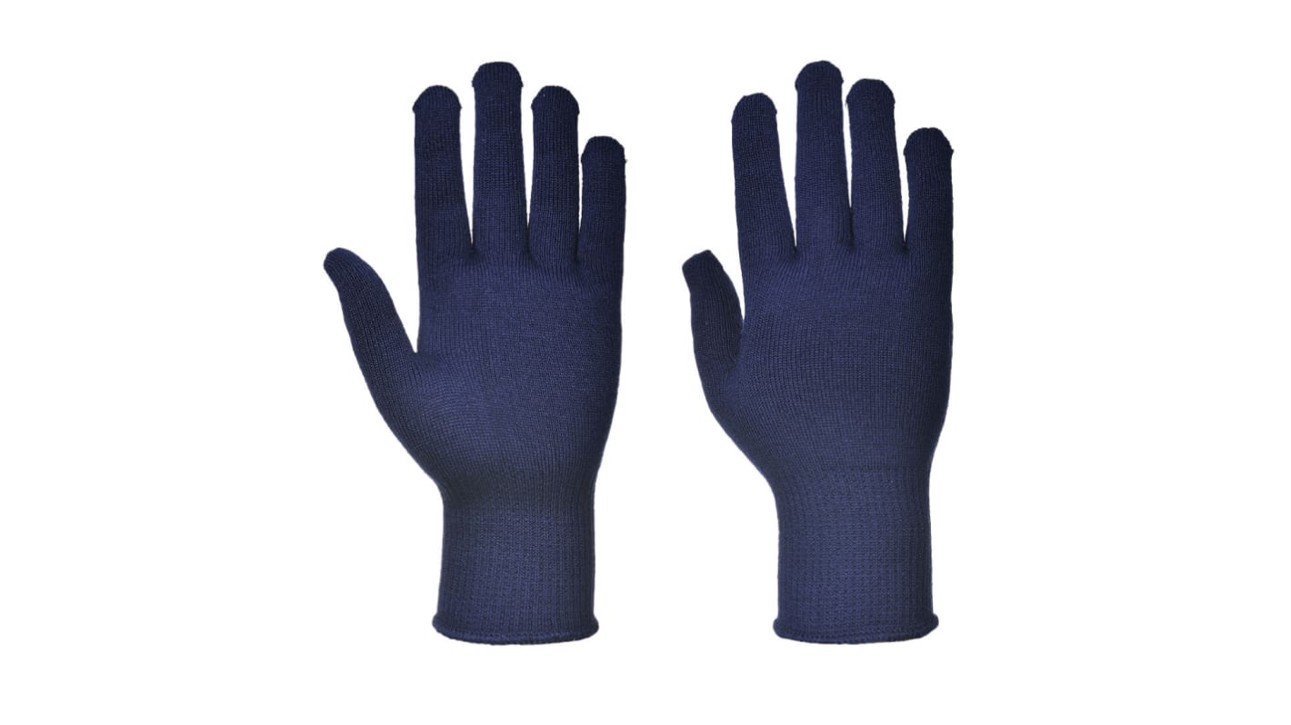 Portwest A115 Blue Thermolite Fibre Thermal Gloves, Size 9