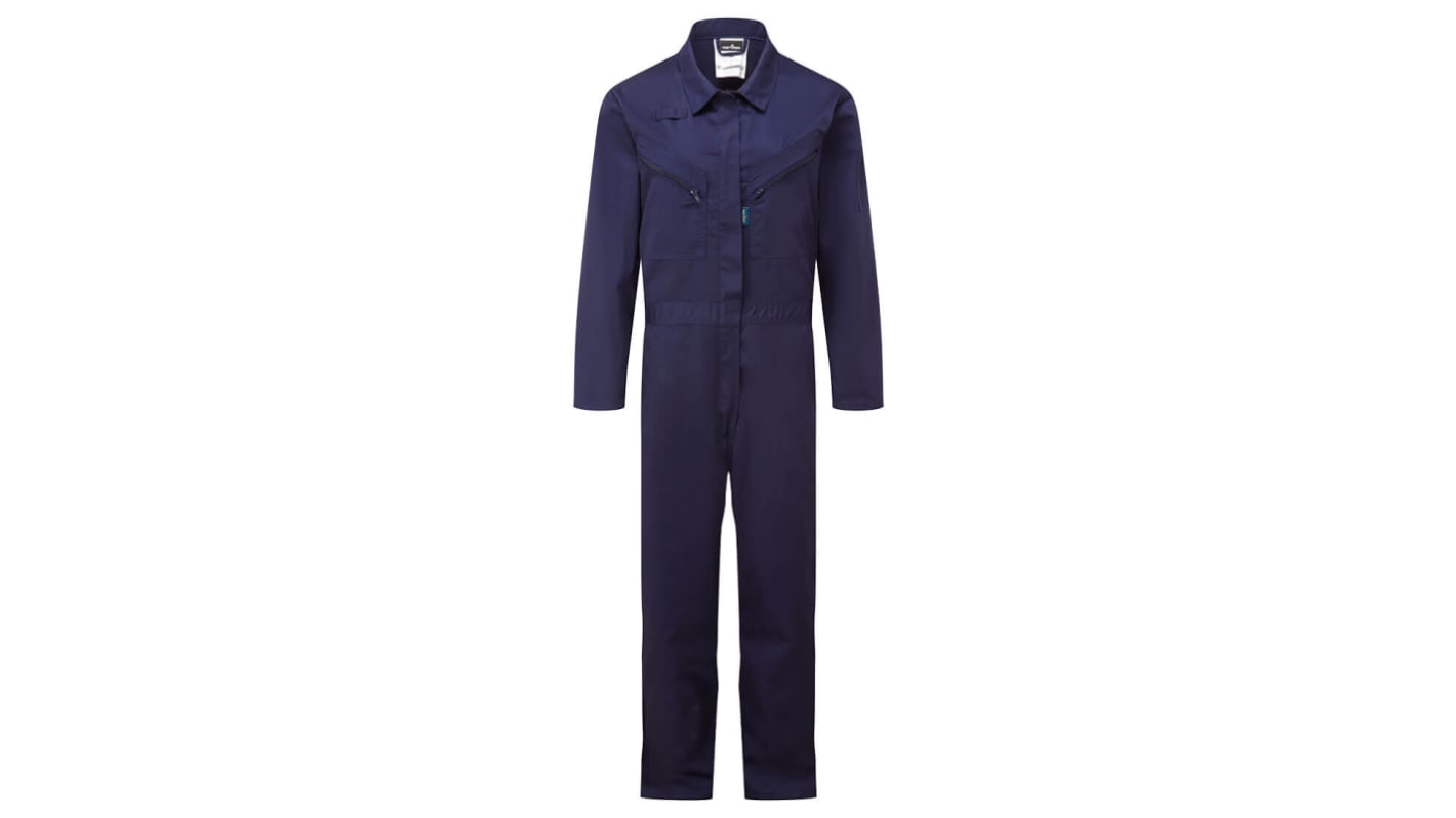 Portwest Navy Reusable Coverall, XL