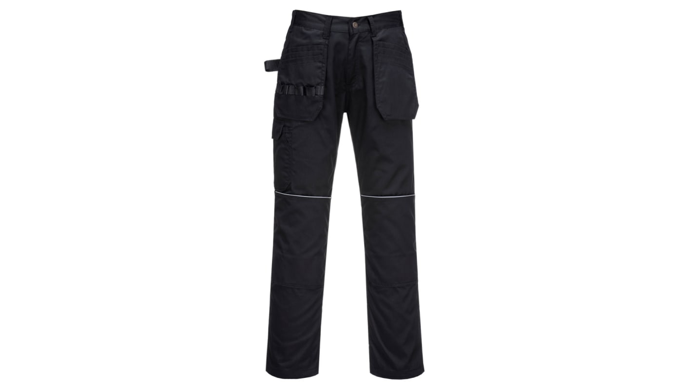 Pantaloni Nero/Verde/Bianco/Giallo 35% cotone, 65% poliestere per Unisex, lunghezza 33poll Confortevole, Morbido C720