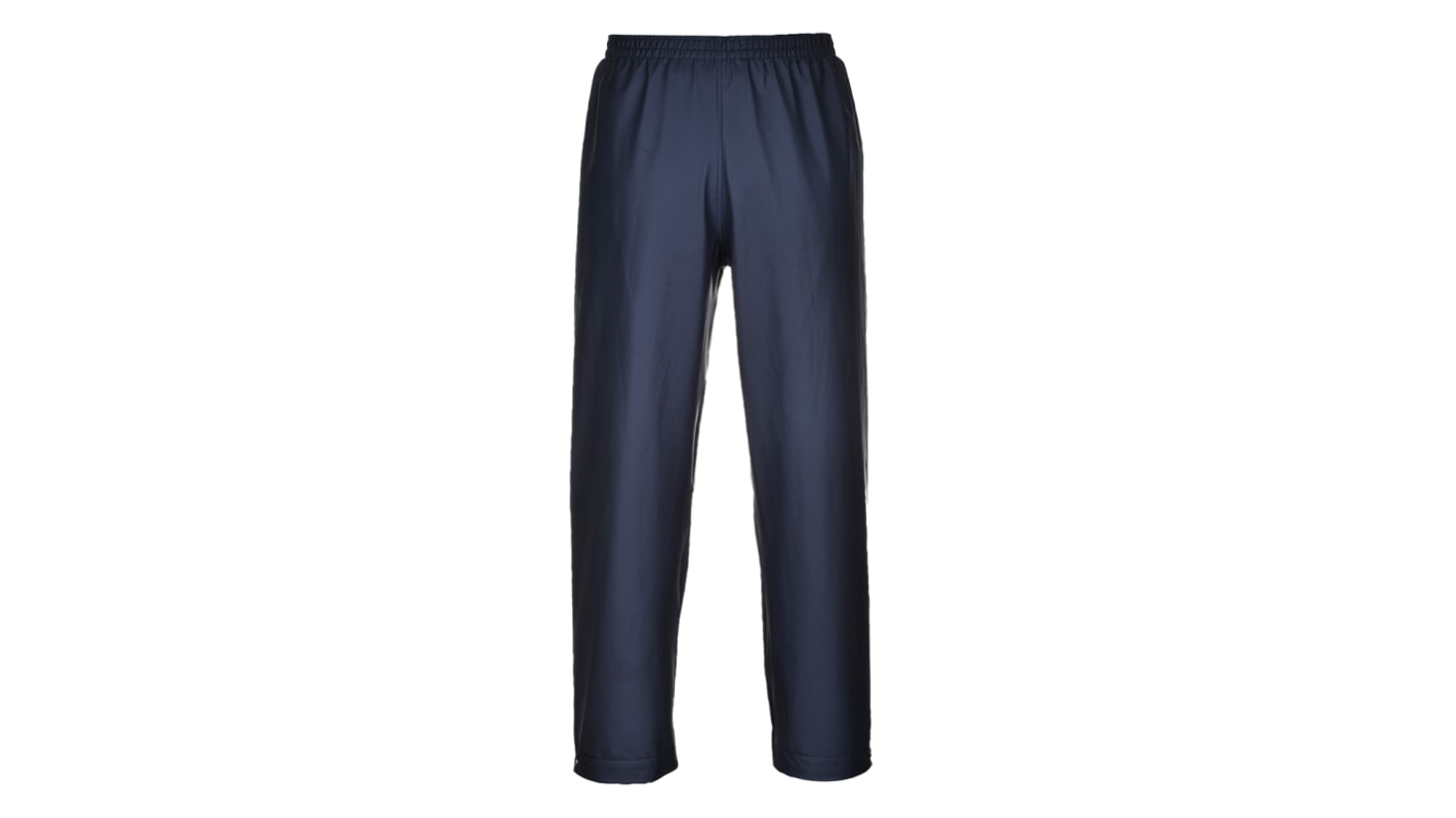 Pantalón para Unisex, Azul marino, Pirorretardante, 100 % poliéster FR47 46 → 47plg 116 → 120cm