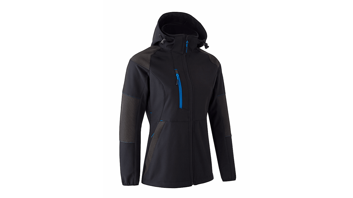 Coverguard 5ANT010 Damen Softshell Jacke, wasserdicht Schwarz, Größe S