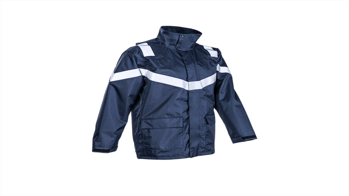 Chaqueta de alta visibilidad Coverguard de color Azul marino, talla M