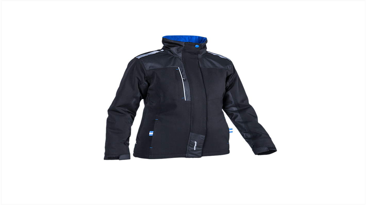 Chaqueta de parka Coverguard de color Negro, talla XS, para , Unisex, serie 5HIB01, 8 % de elastano, 92 % poliéster