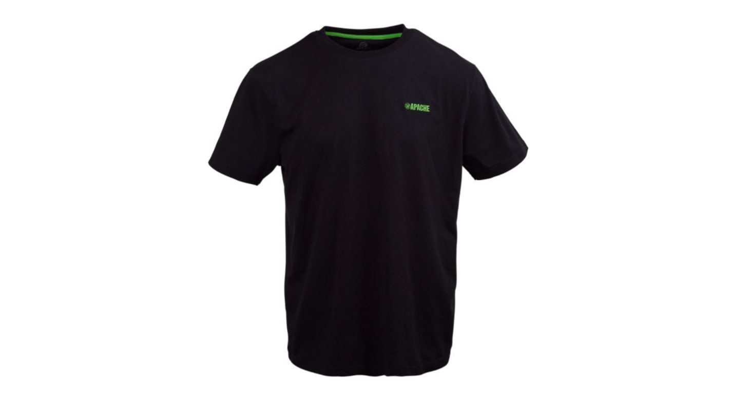 T-shirt 35% cotone, 65% poliestere Nero M M Corto