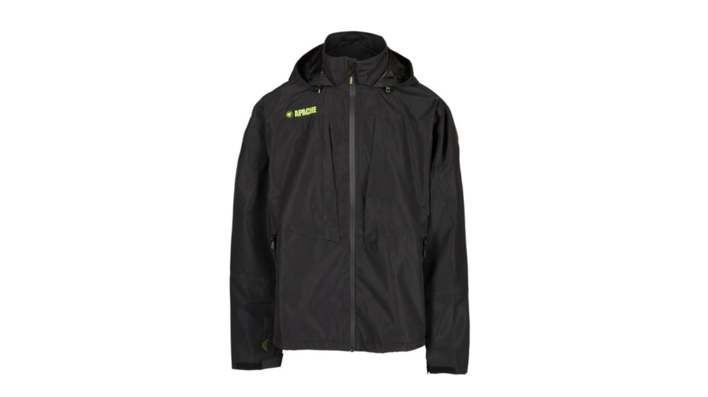 Veste de pluie Unisexe Apache Ottawa, Noire, XL, Respirant, Imperméable