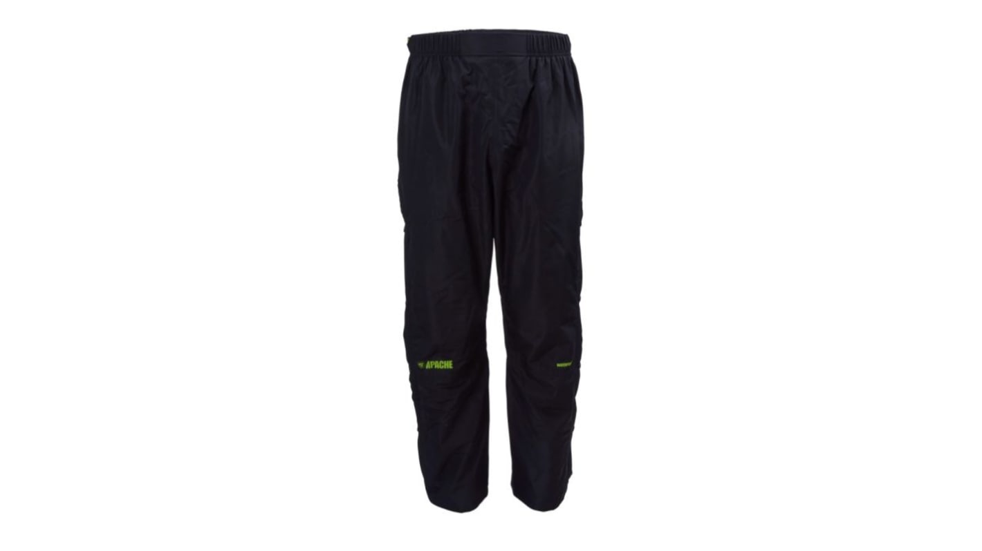 Apache Quebec Black Unisex's Ripstop Breathable, Waterproof Trousers Overtrouser 36 → 38in, 92 → 97cm