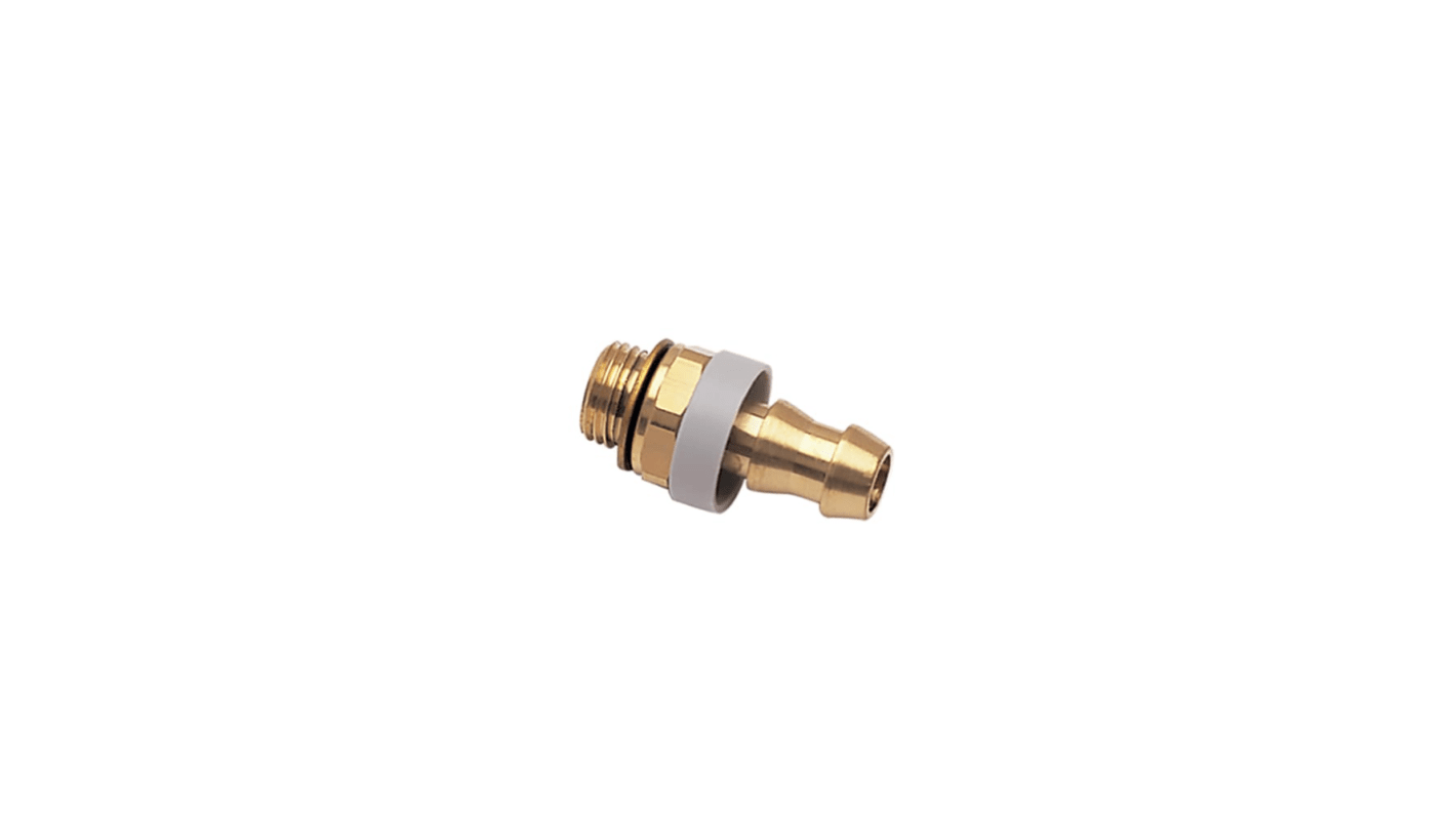 Legris Brass Pipe Fitting, Straight Compression, Male BSPP 3/8in