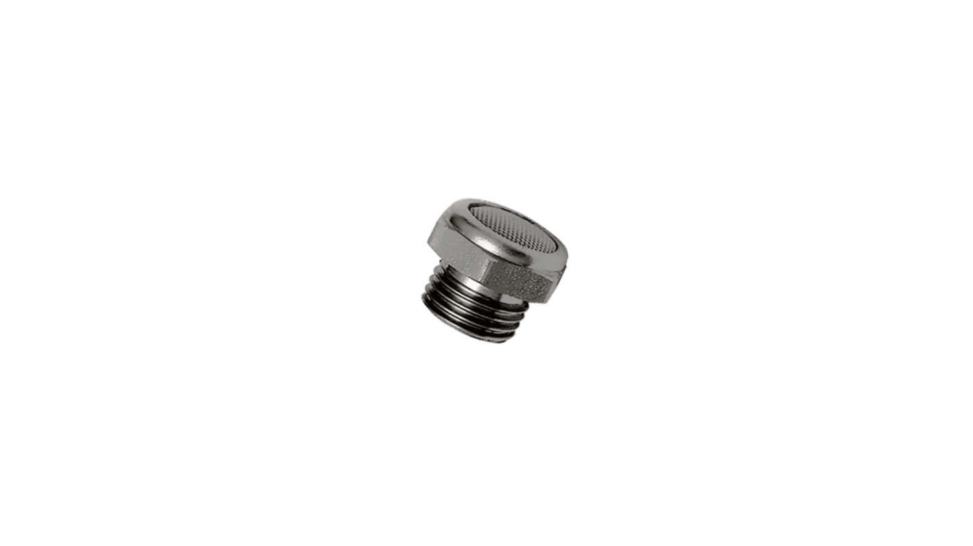 Legris 0683 Pneumatischer Schalldämpfer aus Edelstahl, mit NPT 1/4-Stecker, 12bar