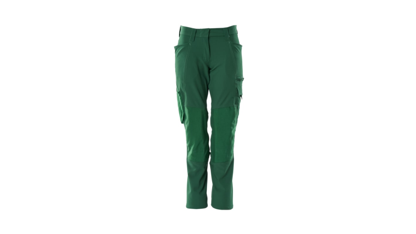 Mascot Workwear ズボン 股下76cm 緑 撥水剤 12 %エラストオレフィン、 ポリエステル88 % 18078-511 32インチ 82cm