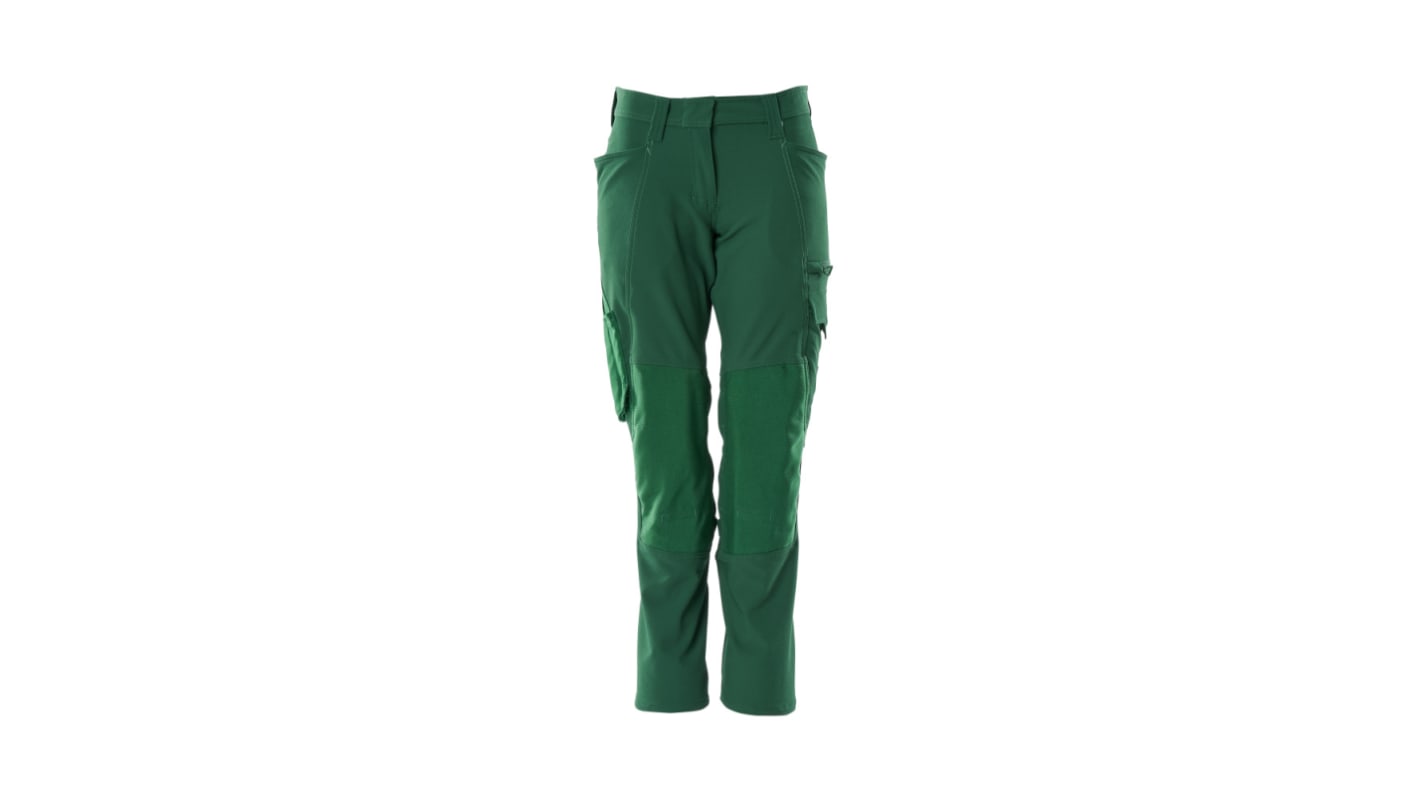 Mascot Workwear 18078-511 Green 's 12% Elastolefin, 88% Polyester Water Repellent Trousers 44in, 110cm Waist