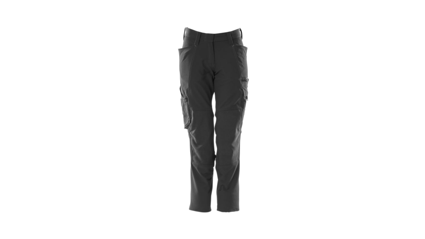 Mascot Workwear 18078-511 Black 12% Elastolefin, 88% Polyester Water Repellent Trousers 34in, 86cm Waist