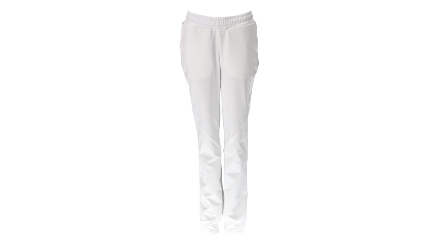 Mascot Workwear 20038-511 White Women's 12% Elastolefin, 88% Polyester Lightweight, Quick Drying Trousers 34in, 86cm