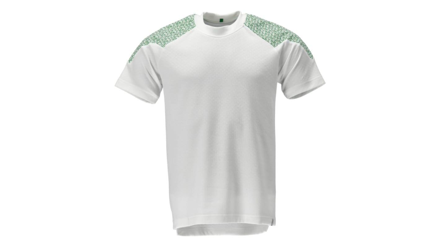 T-shirt 20% Cotone, 80% poliestere Colore bianco 5XL Corto