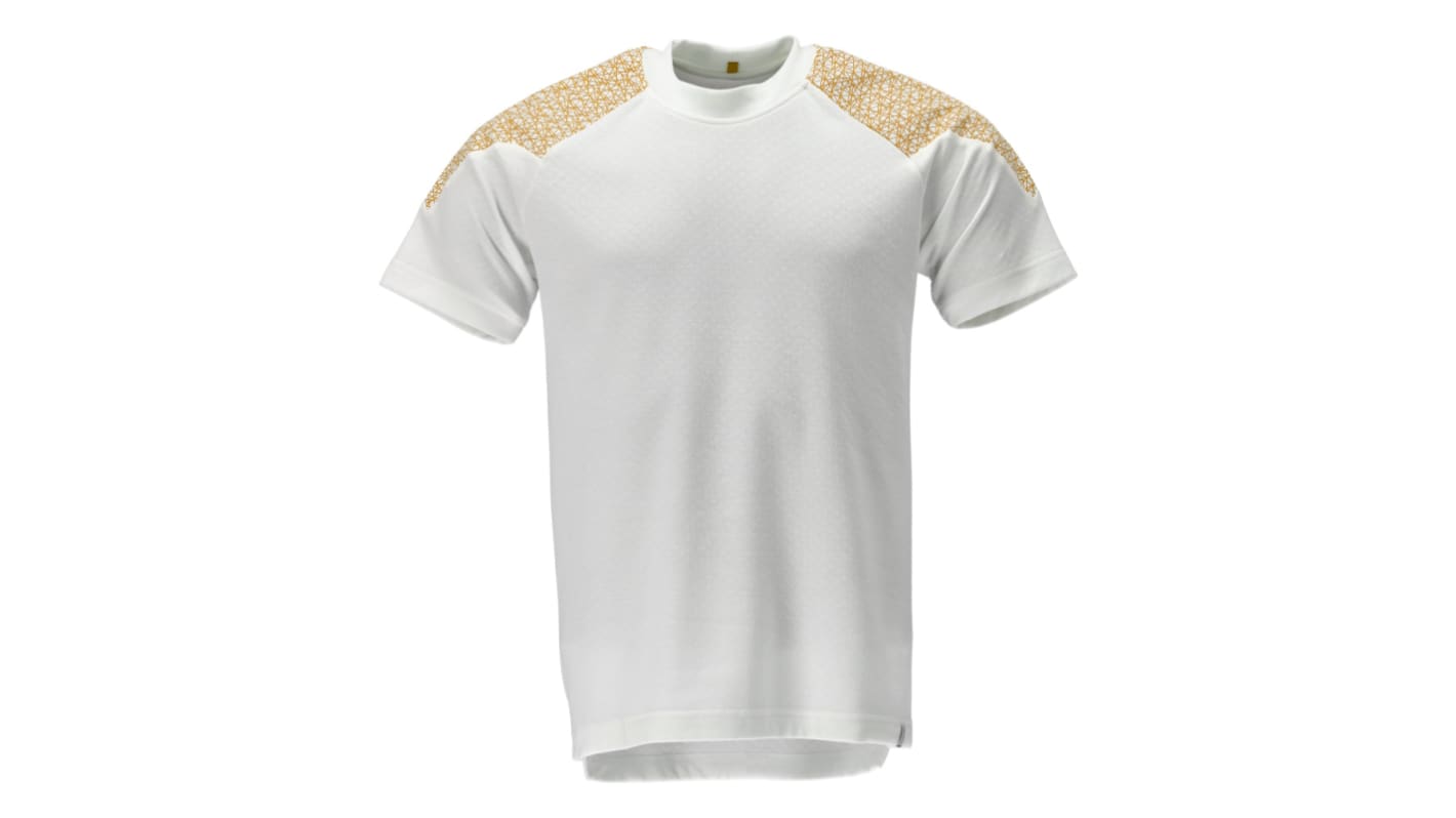 Mascot Workwear White 20% Cotton, 80% Polyester Short Sleeve T-Shirt, UK- 4XL