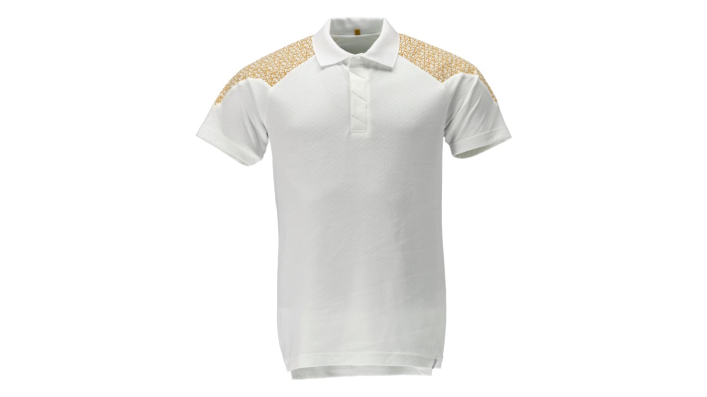 20083 Polo Shirt 2XL white/curry gold