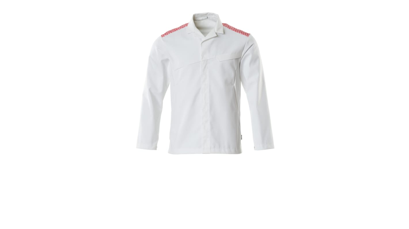 Chaqueta, Hombre, 4XL, Blanco/rojo 20254-442