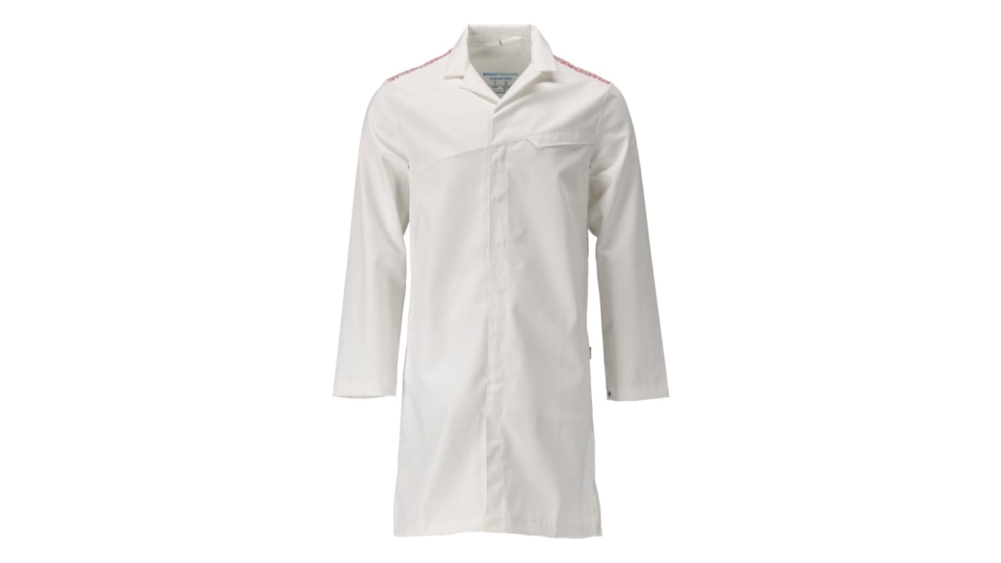 Mascot Workwear White/Red Men Reusable Lab Coat, XL