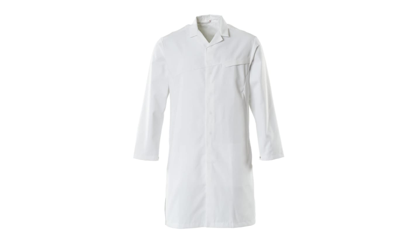 Mascot Workwear White Men Reusable Lab Coat, M