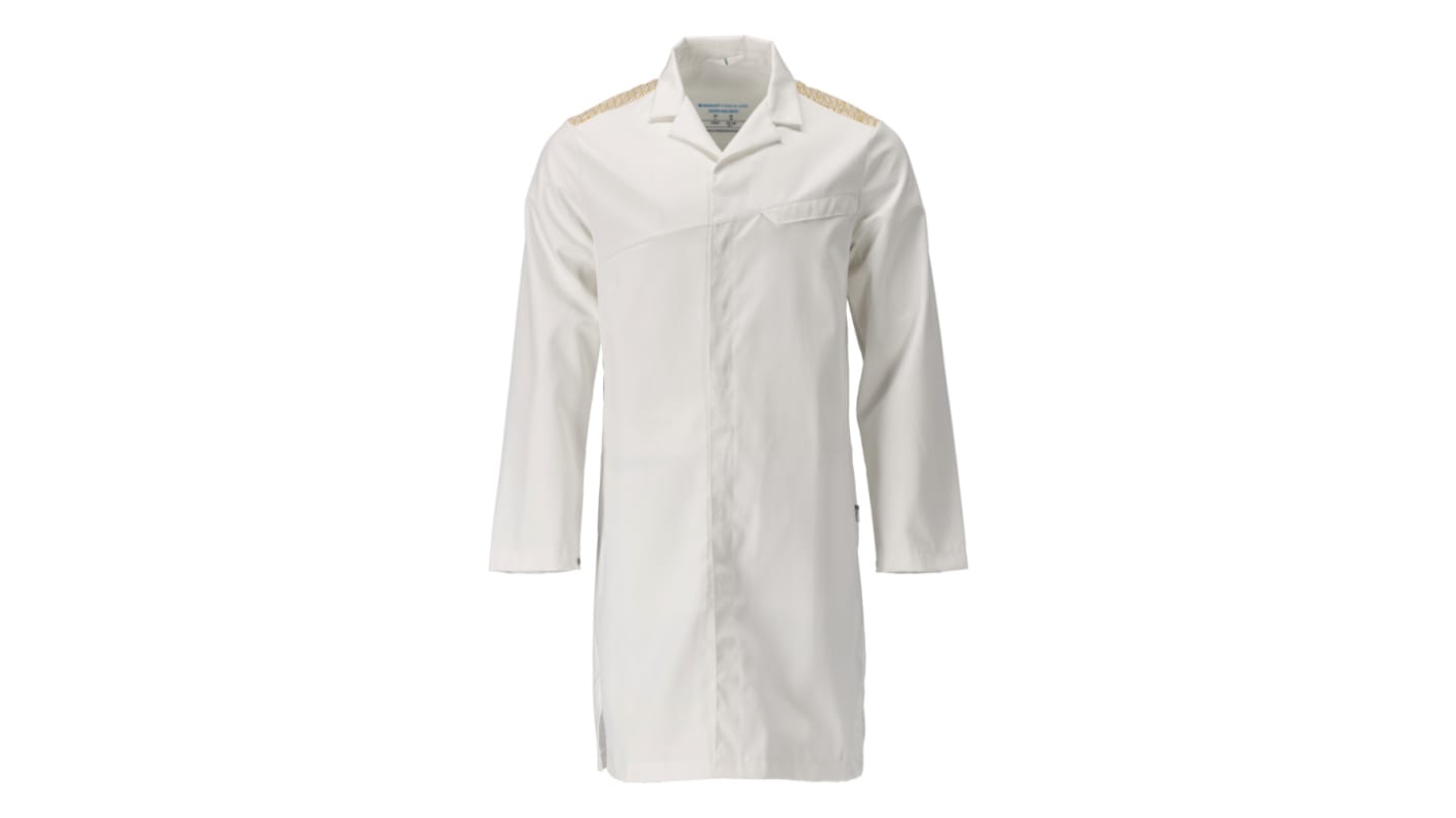 Mascot Workwear White Men Reusable Lab Coat, M