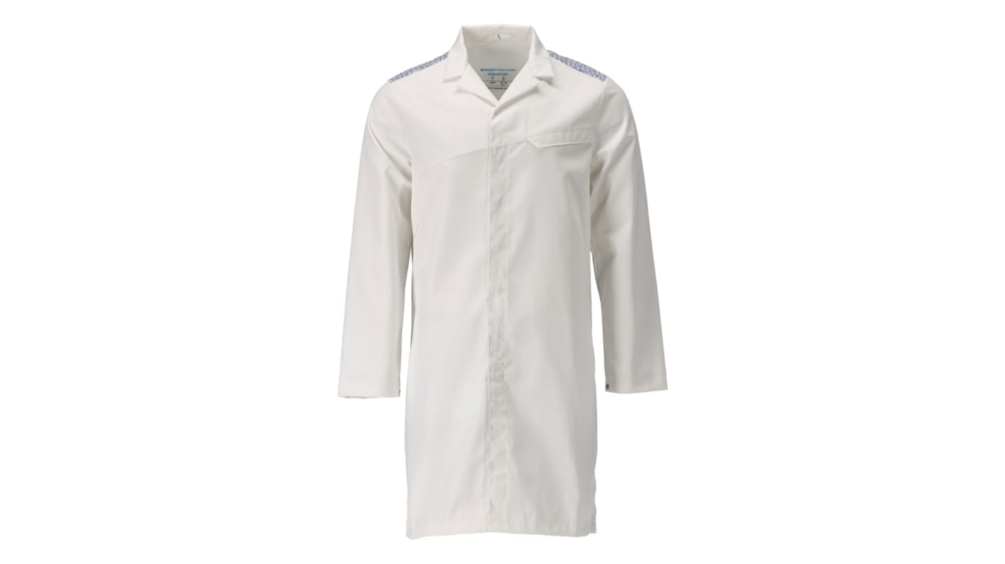 Mascot Workwear White Men Reusable Lab Coat, M