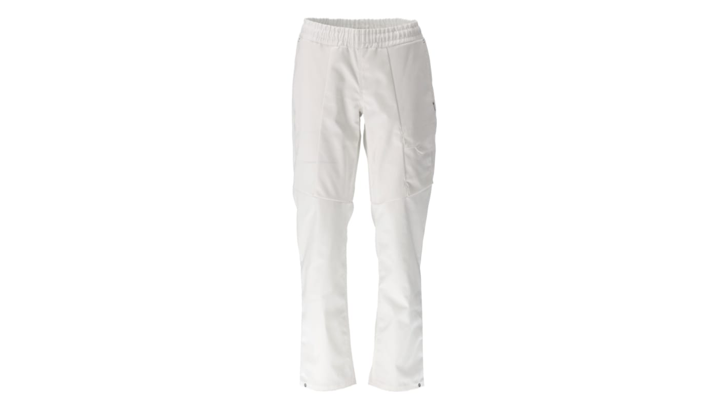 Mascot Workwear 20359-442 White Men's 35% Cotton, 65% Polyester Trousers 55in, 138cm Waist