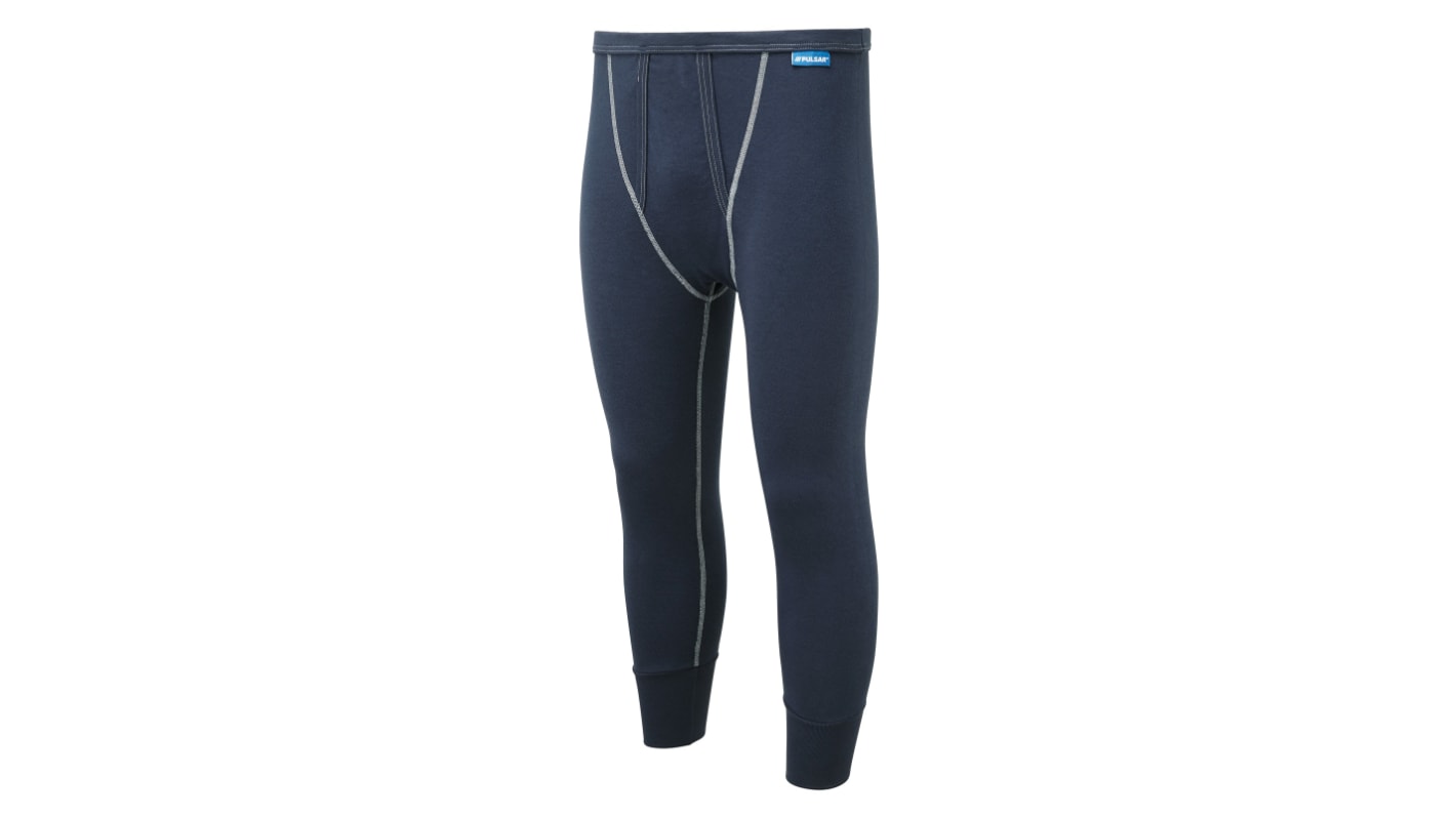 Pantaloni termici Praybourne di colore Blu Navy, taglia L, in 50% Poliestere, 50% Viloft