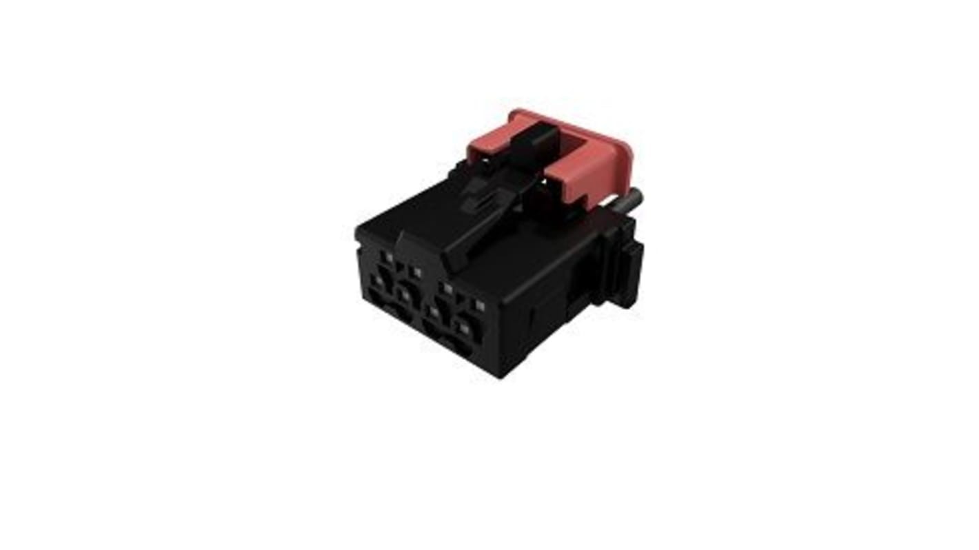 Amphenol Communications Solutions, 10155504 Receptacle Crimp Connector Housing, 1.27mm Pitch, 8 Way, 2 Row