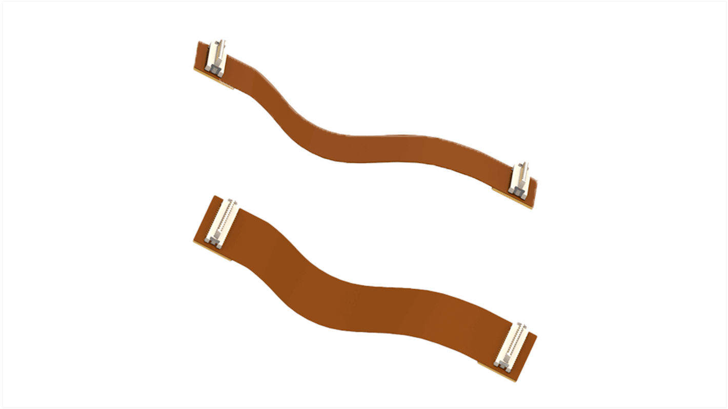 Cable plano Amphenol Communications Solutions 10170897, long. 200mm, con. A: Macho, con. B: Macho