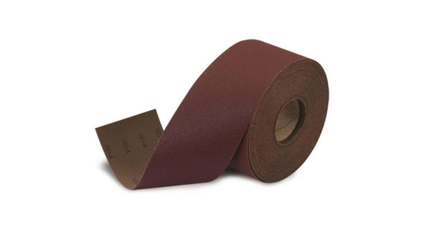 902654 PREMINES TR512 P400 Grit Sandpaper Roll, 25m x 38mm RS