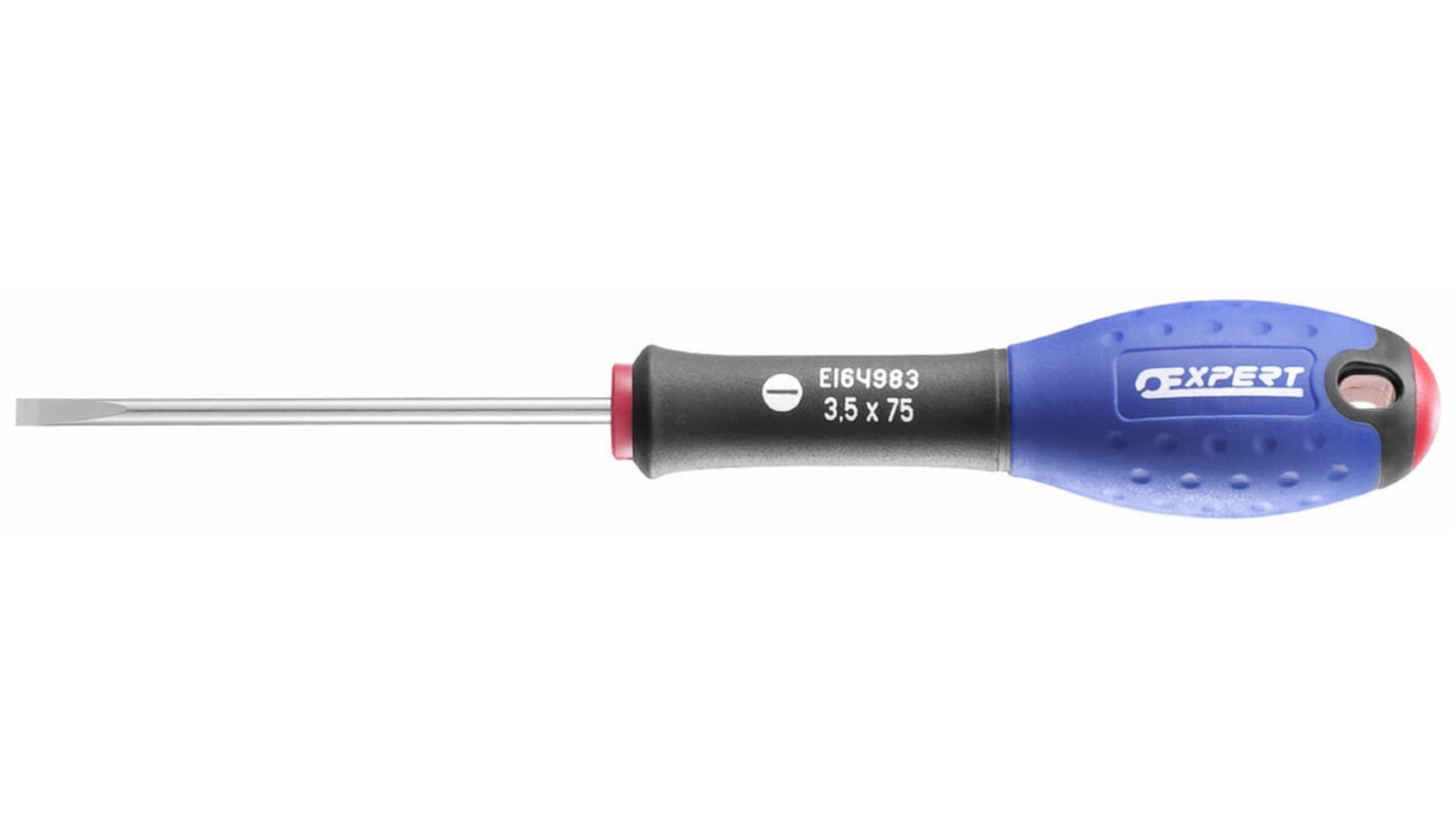 Expert by Facom Slotted Parallel  Screwdriver, 5/64 in Tip, 50 mm Blade, 205 mm Overall